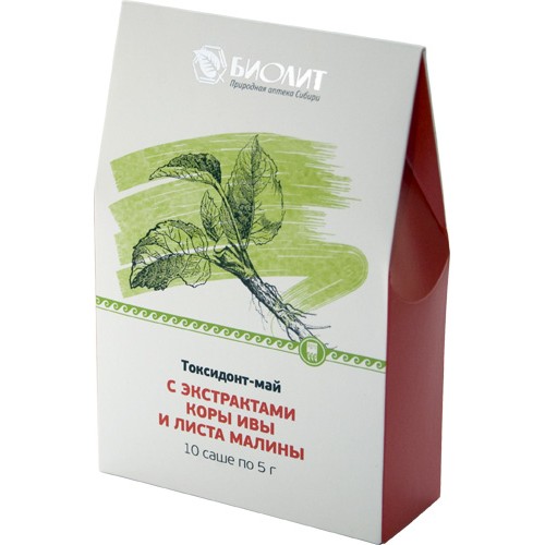 Купить Токсидонт-май с экстрактами коры ивы и листа малины  г. Чехов  
