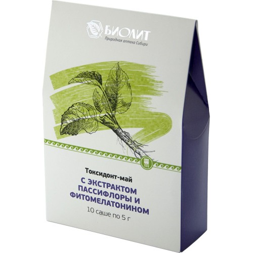 Купить Токсидонт-май с экстрактами пассифлоры и фитомелатонином  г. Чехов  