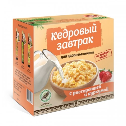 Купить Завтрак кедровый для здоровья печени с расторопшей и куркумой  г. Чехов  